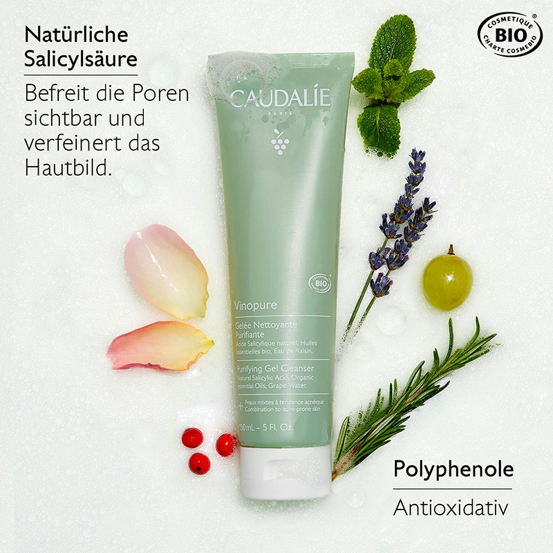 Caudalie - Vinopure Klärendes Reinigungsgel, 75ml Caudalie - Vinopure Klärendes Reinigungsgel, 75ml