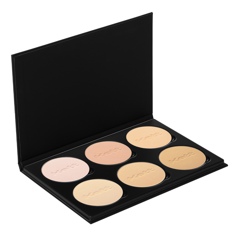Kett Cosmetics - Kett Fixx Powder Book Light-Medium PRO Palette Kett Cosmetics - Kett Fixx Powder Book Light-Medium PRO Palette