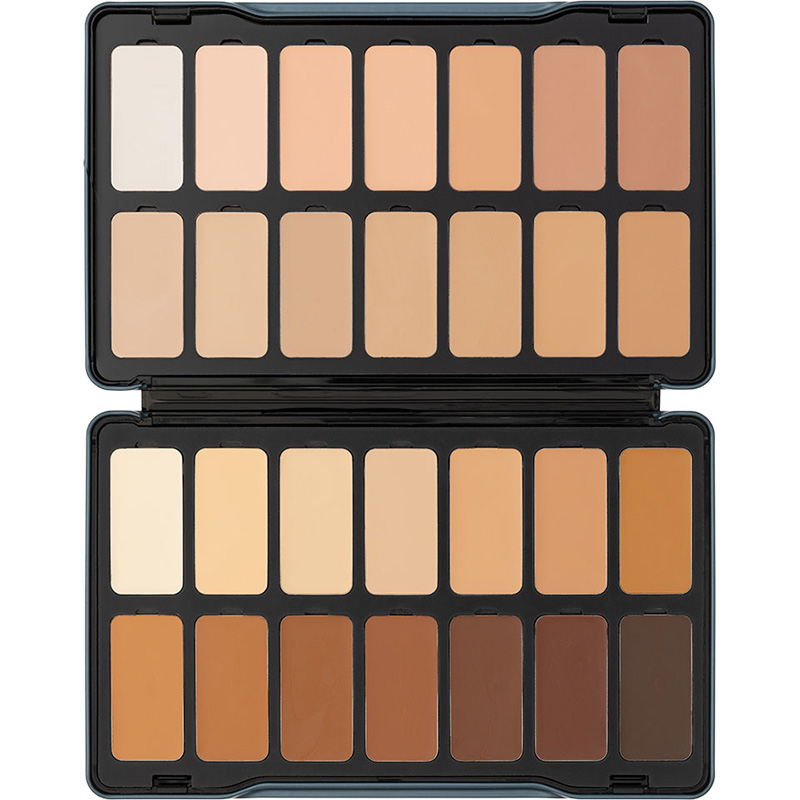 Kryolan - Digital Complexion - Cream Palette, 28 Farben