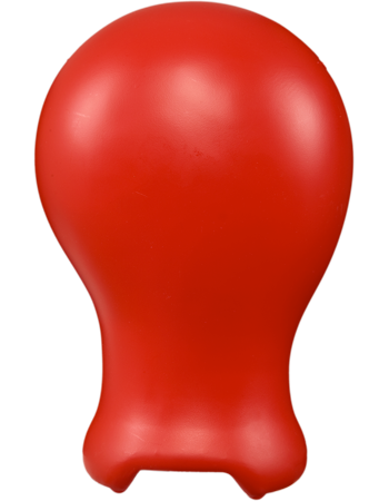 Kryolan - Glatzenformkopf Kunstoff rot - Red Head