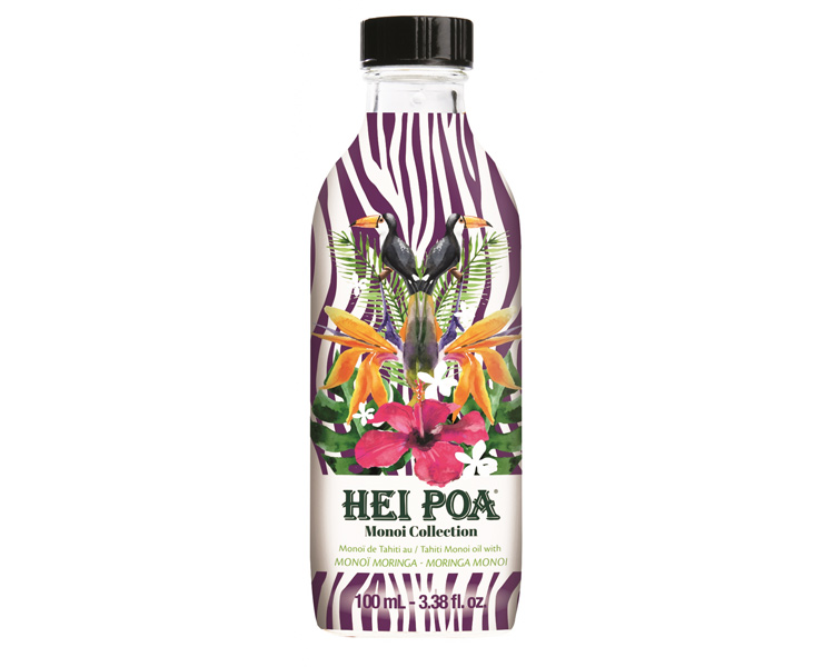 Hei Poa - Pur Monoi Tiaré Collection MORINGA 100ml