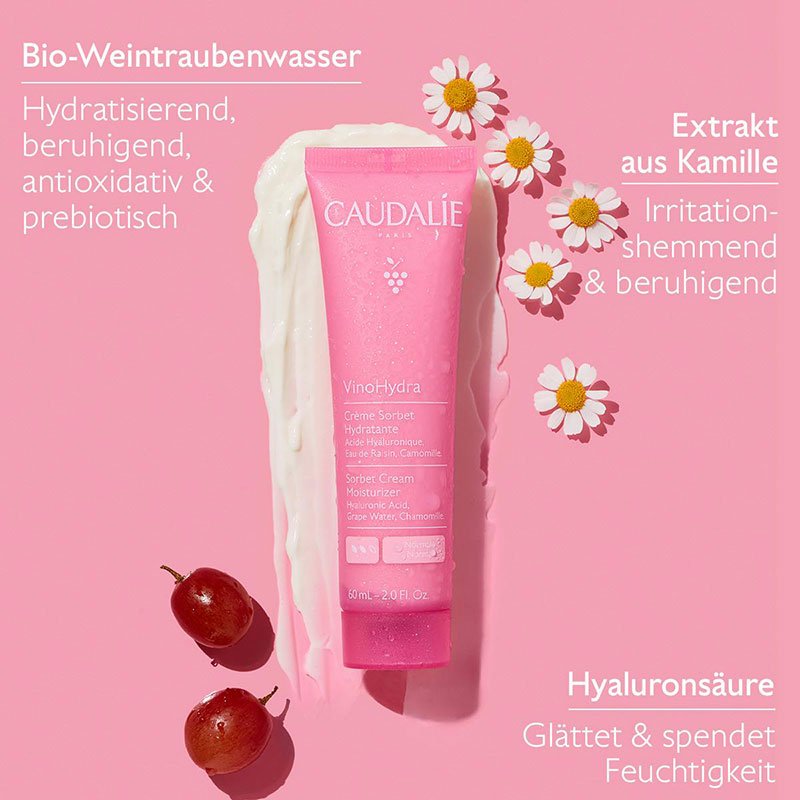 Caudalie - VinoHydra - Sorbet Creme, 60ml Caudalie - VinoHydra - Sorbet Creme, 60ml
