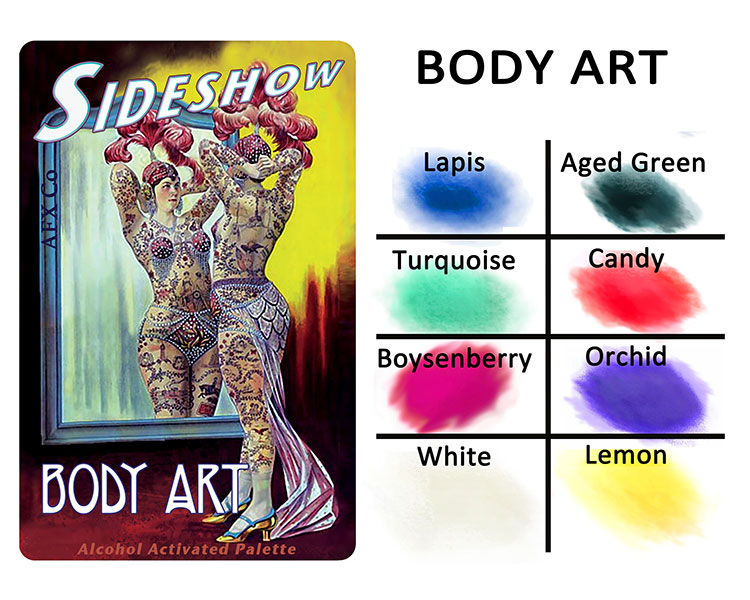 Sideshow - Body Art Palette