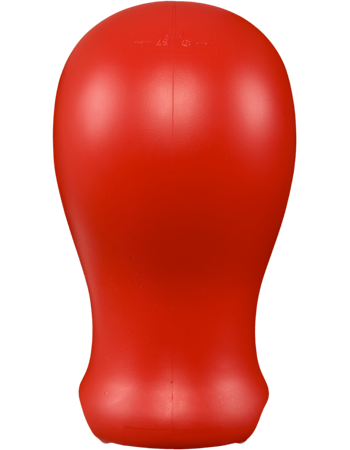 Kryolan - Glatzenformkopf Kunstoff rot - Red Head