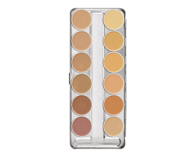 Kryolan Dermacolor Palette XII Farben (V)