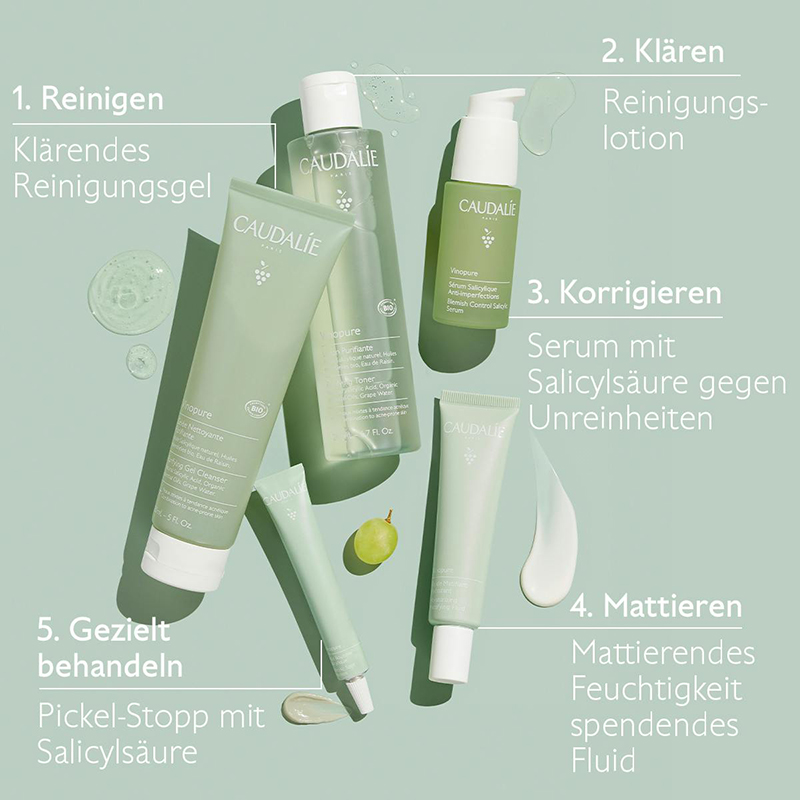 Caudalie - Vinopure Klärendes Reinigungsgel, 75ml Caudalie - Vinopure Klärendes Reinigungsgel, 75ml