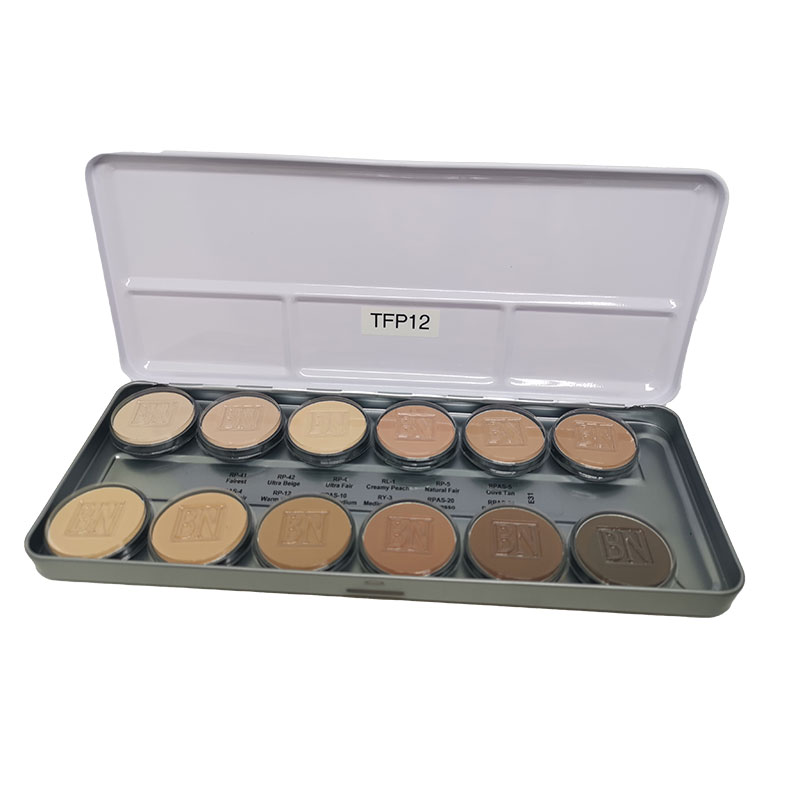 Ben Nye - TFP12 Theatrical Creme Fdt, 12er Palette, 46g