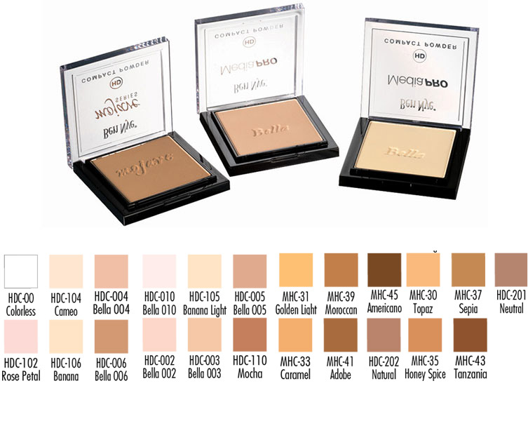 Ben Nye - HDC MediaPro -TALC FREE - HD Poudre Compact, 18g