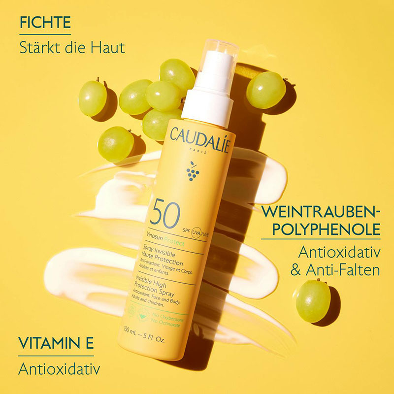 Caudalie - Vinosun Protect Sonnenspray LSF50, 150ml Caudalie - Vinosun Protect Sonnenspray LSF50, 150ml