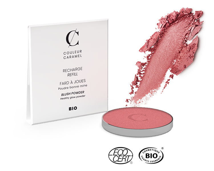 Couleur Caramel - Fard à Joues BIO - REFILL, 3,3g Couleur Caramel - Fard à Joues BIO - REFILL, 3,3g