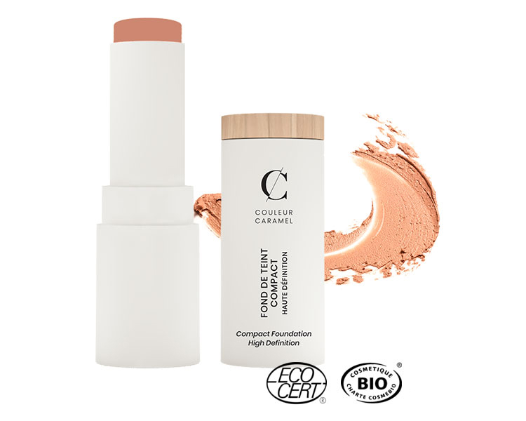 Couleur Caramel - Fond de teint Compact HD - Stick BIO, 9g