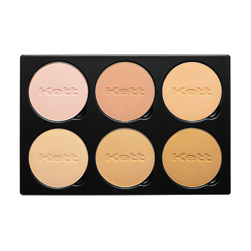 Kett Cosmetics - Kett Fixx Powder Book Light-Medium PRO Palette
