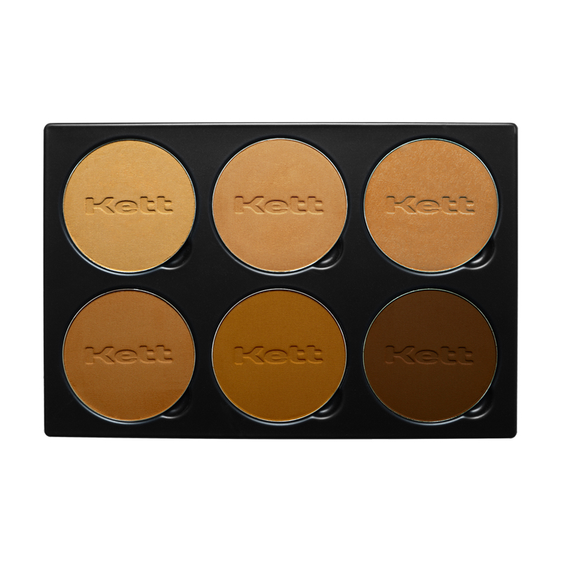 Kett Cosmetics - Kett Fixx Powder Book Tan-Deep PRO Palette