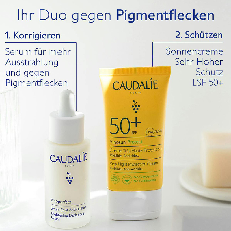 Caudalie - Vinoperfect Serum & Sonnenpflege Set