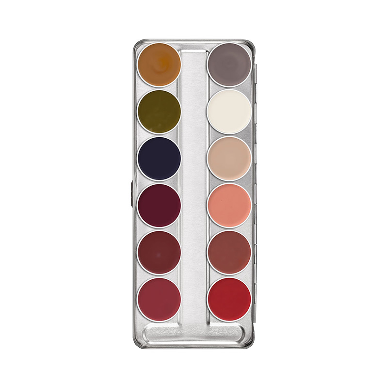 Kryolan - Supracolor Palette 12 Farben, Traumatology Kryolan - Supracolor Palette 12 Farben, Traumatology