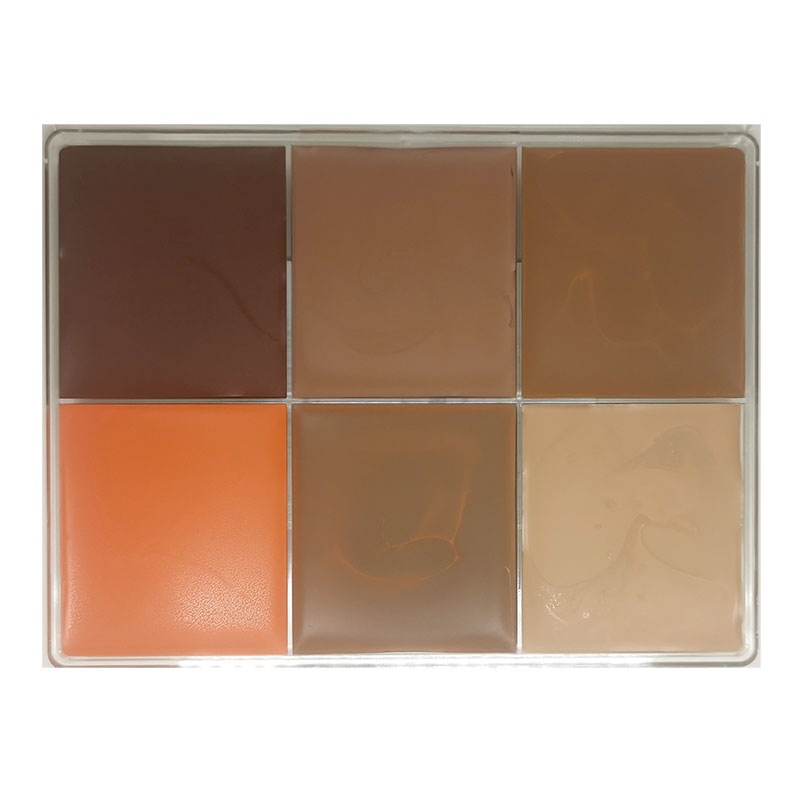 Maqpro - HD Dark Palette2 Fard Creme, 6 Farben Maqpro - HD Dark Palette2 Fard Creme, 6 Farben