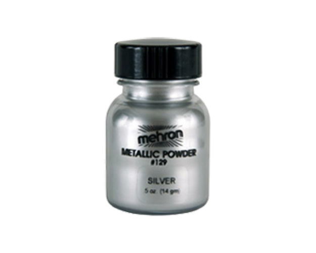 Mehron - Silver Aluminium Powder Metallic, 14g