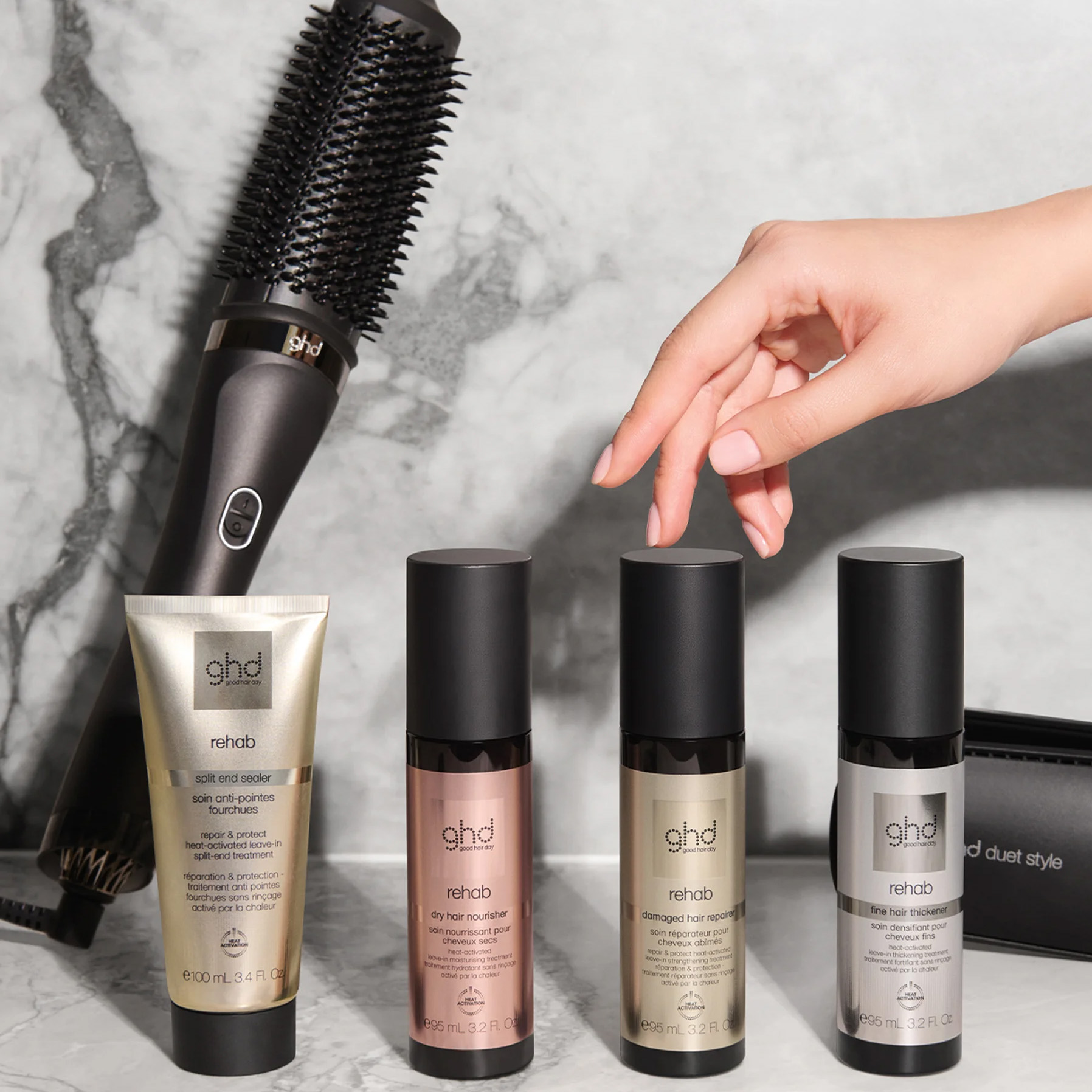 GHD - rehab damaged hair repairer, 95ml GHD - rehab damaged hair repairer, 95ml