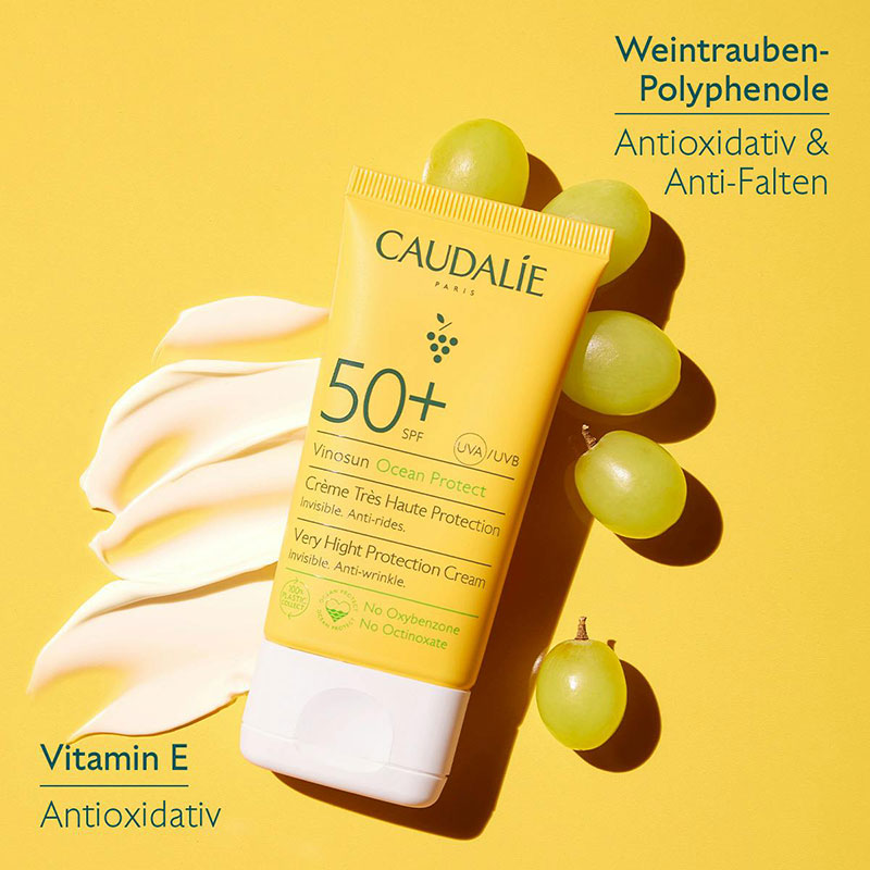 Caudalie - Vinosun Protect Sonnencreme LSF50, 50ml Caudalie - Vinosun Protect Sonnencreme LSF50, 50ml
