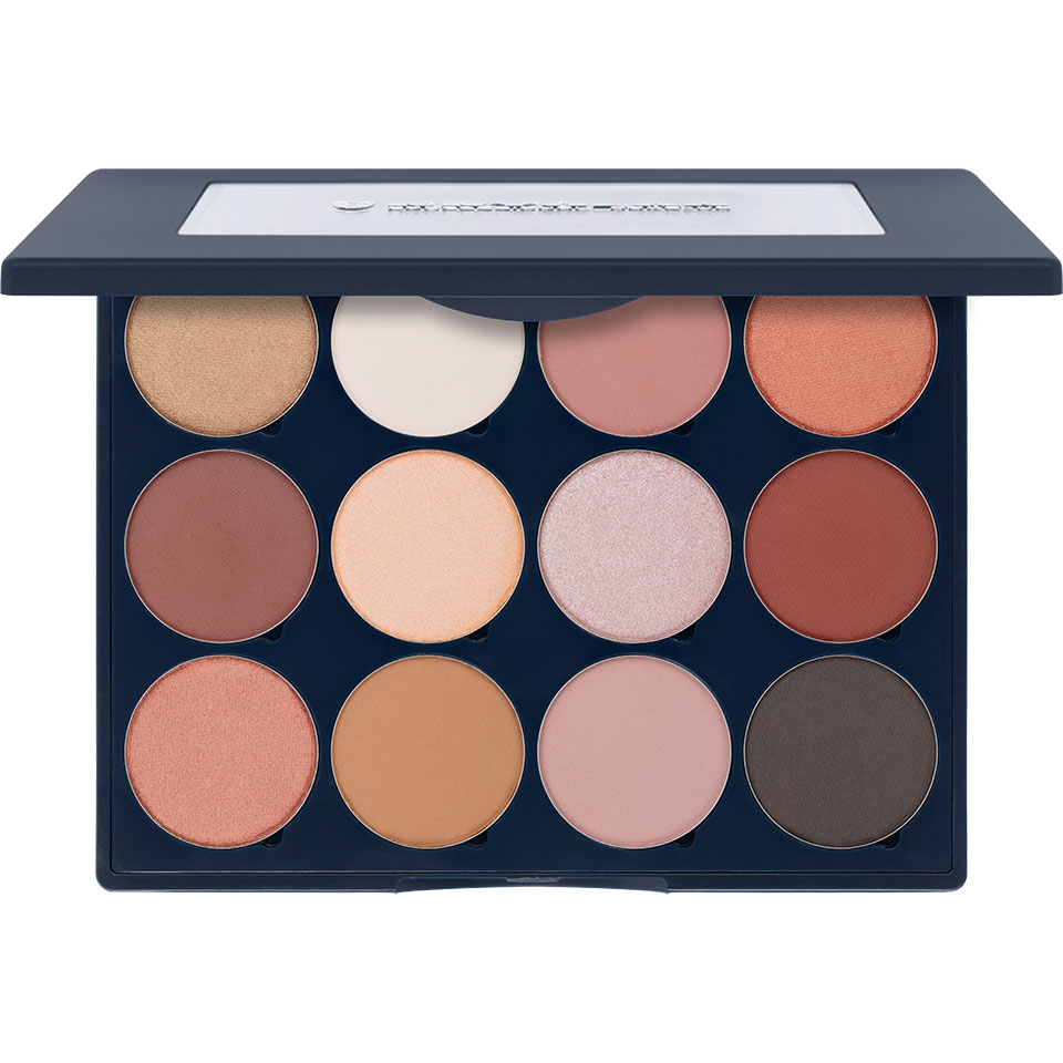 Kryolan - Velvet Vision - Eye Shadow Palette, 12 Farben