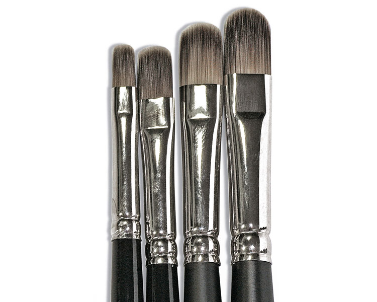 Concealer Set mit 4 Kunsthaarpinsel Bela