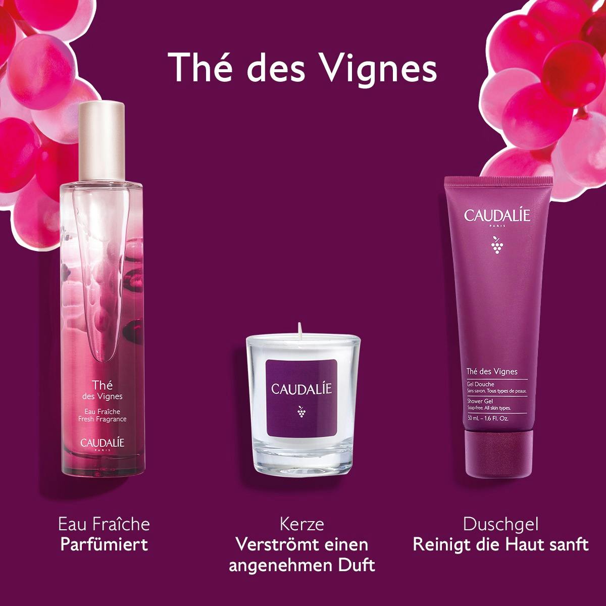 Caudalie - Thé des Vignes Eau Fraiche, SET Caudalie - Thé des Vignes Eau Fraiche, SET