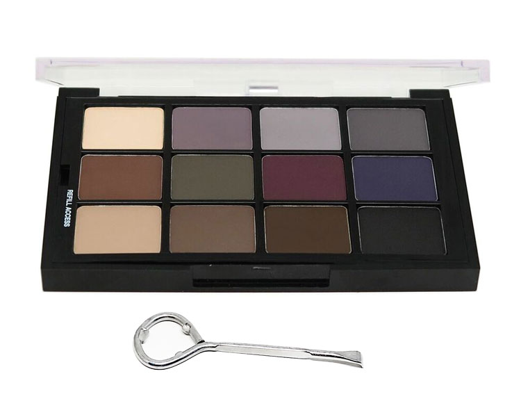 Ben Nye - Cool Glam Shadow, 12er Palette