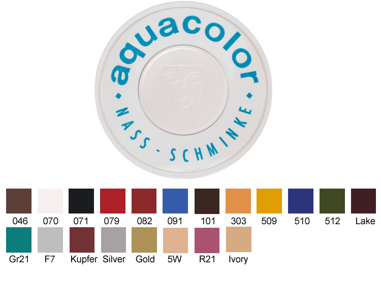 Kryolan - Aquacolor Nass Schminke 30ml (V)